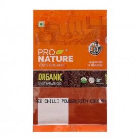 Pro Nature Organic Red Chilli Powder (Rich Colour)  Pack  100 grams